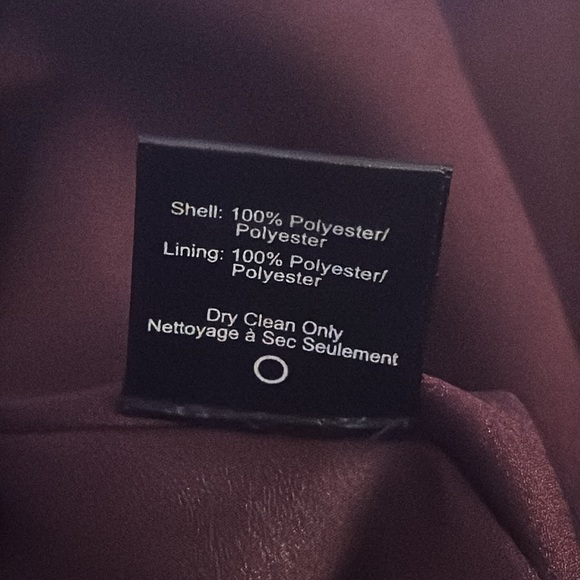 DRESS THE POPULATION Delani Sequin Crepe Gown Maxi Dress Purple Size M Party - Picture 10 of 12